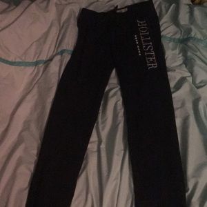 Navy blue hollister sweatpants